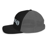 Embroidered (Grey) Gonzo Snapback Trucker Cap