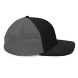 Embroidered "Black on Black" Gonzo Snapback Trucker Cap