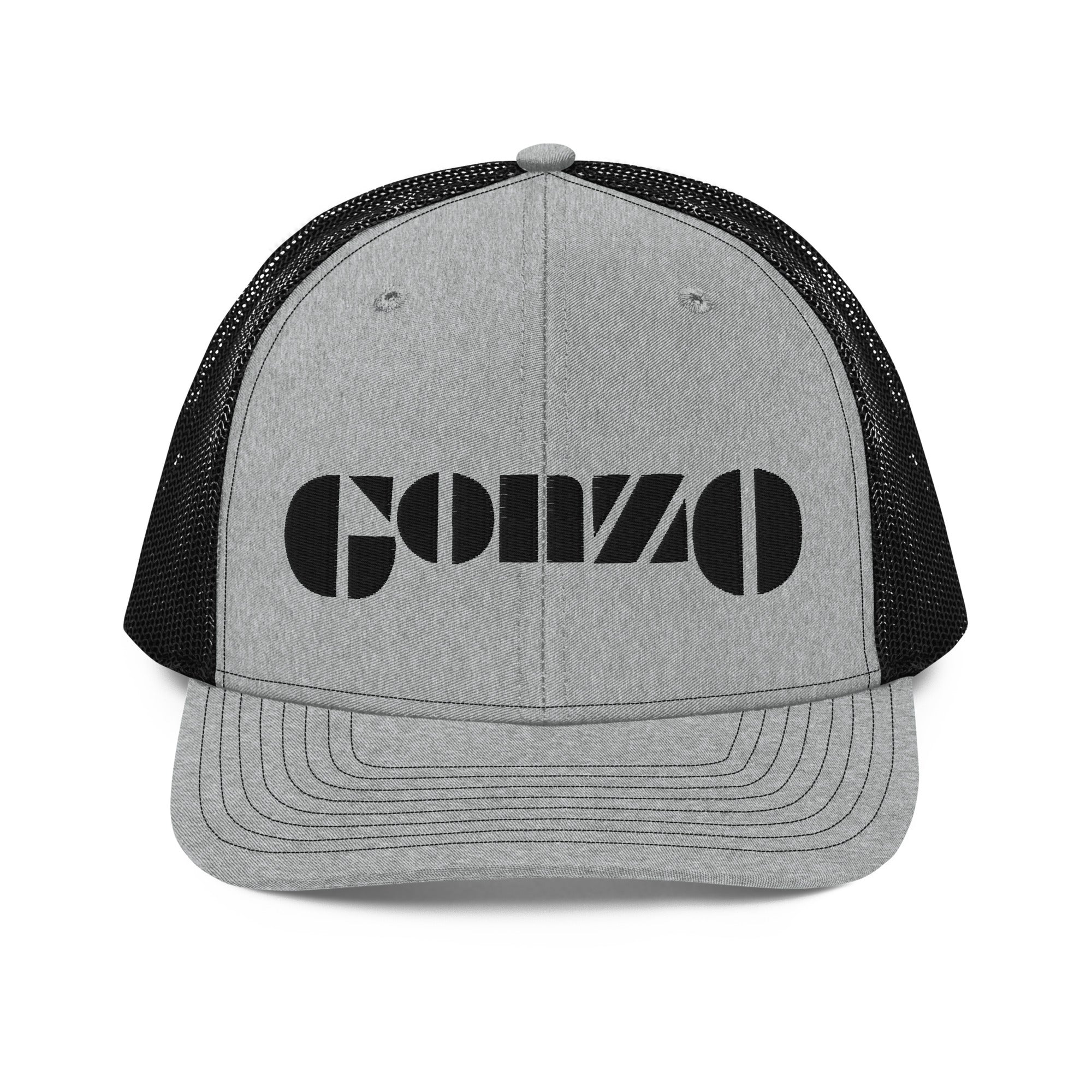 Embroidered Gonzo Snapback Trucker Cap