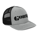 Embroidered (Black) Gonzo Snapback Trucker Cap