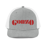 Embroidered (Red) Gonzo Snapback Trucker Cap