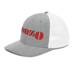 Embroidered (Red) Gonzo Snapback Trucker Cap