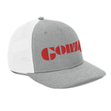 Embroidered (Red) Gonzo Snapback Trucker Cap