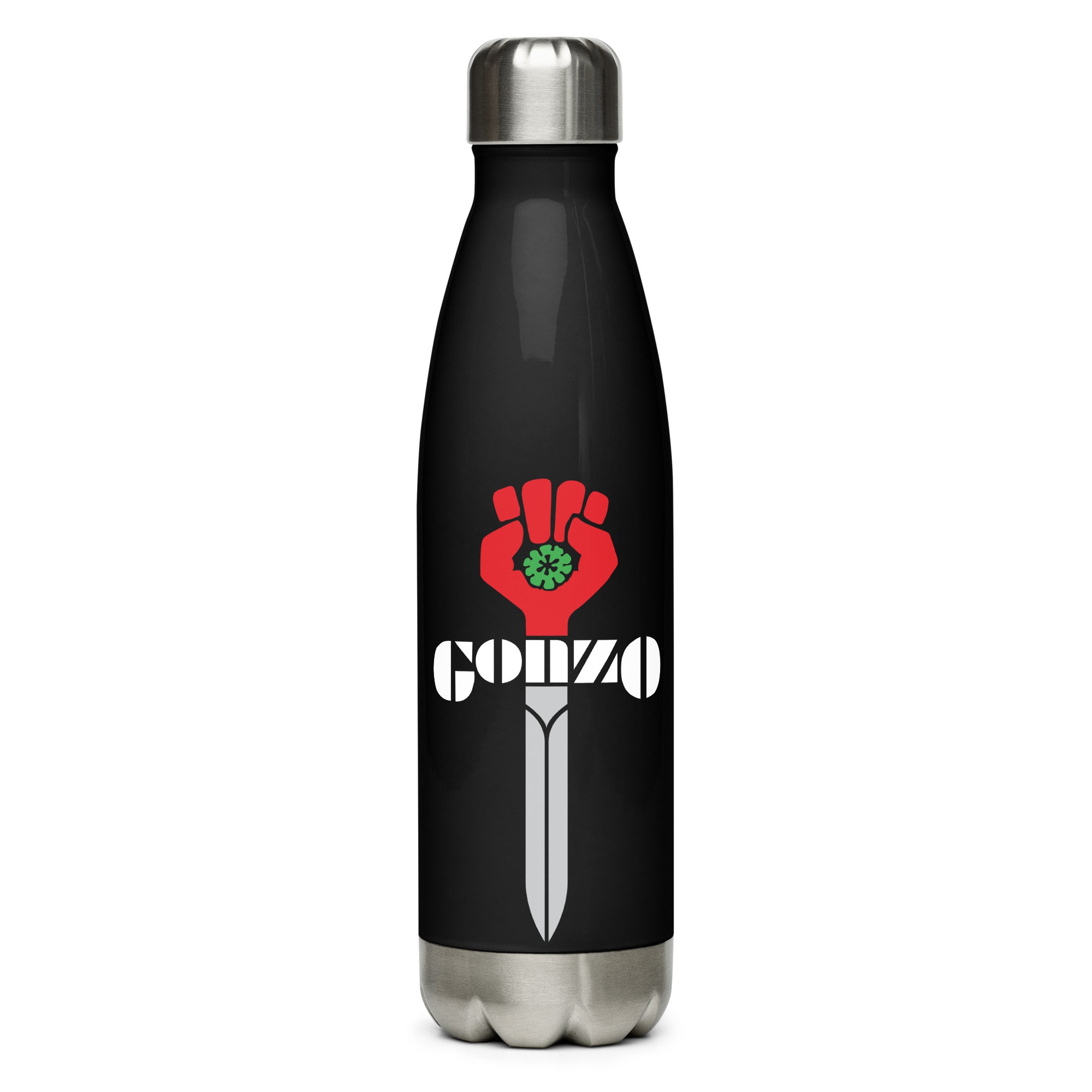 Gonzo Logo Stainless Steel Water Bottle