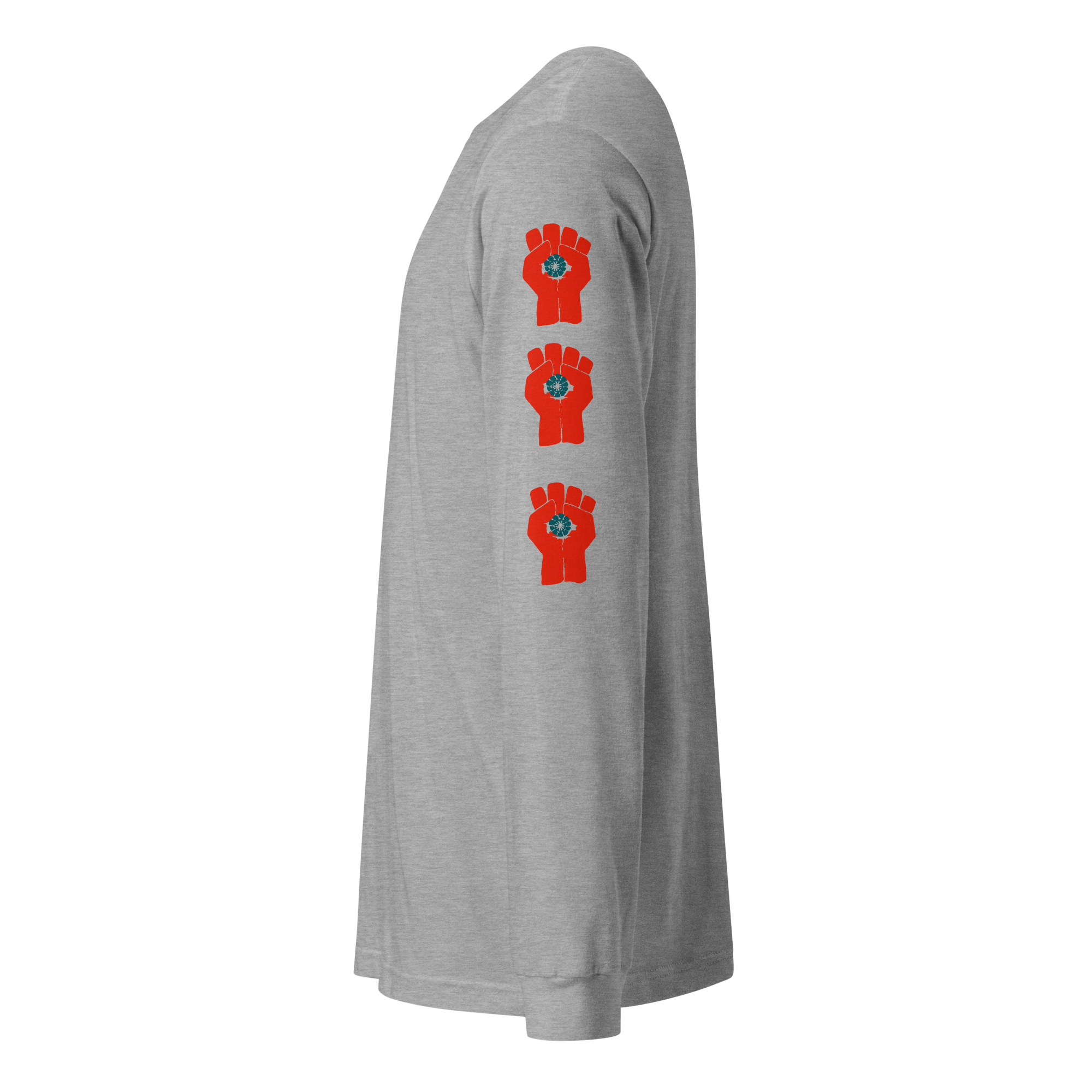 Gonzo Fist, Heart-Chakra, Long Sleeve Tee