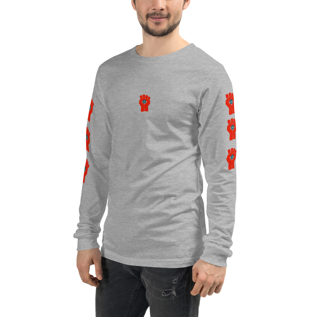 Gonzo Fist, Heart-Chakra, Long Sleeve Tee
