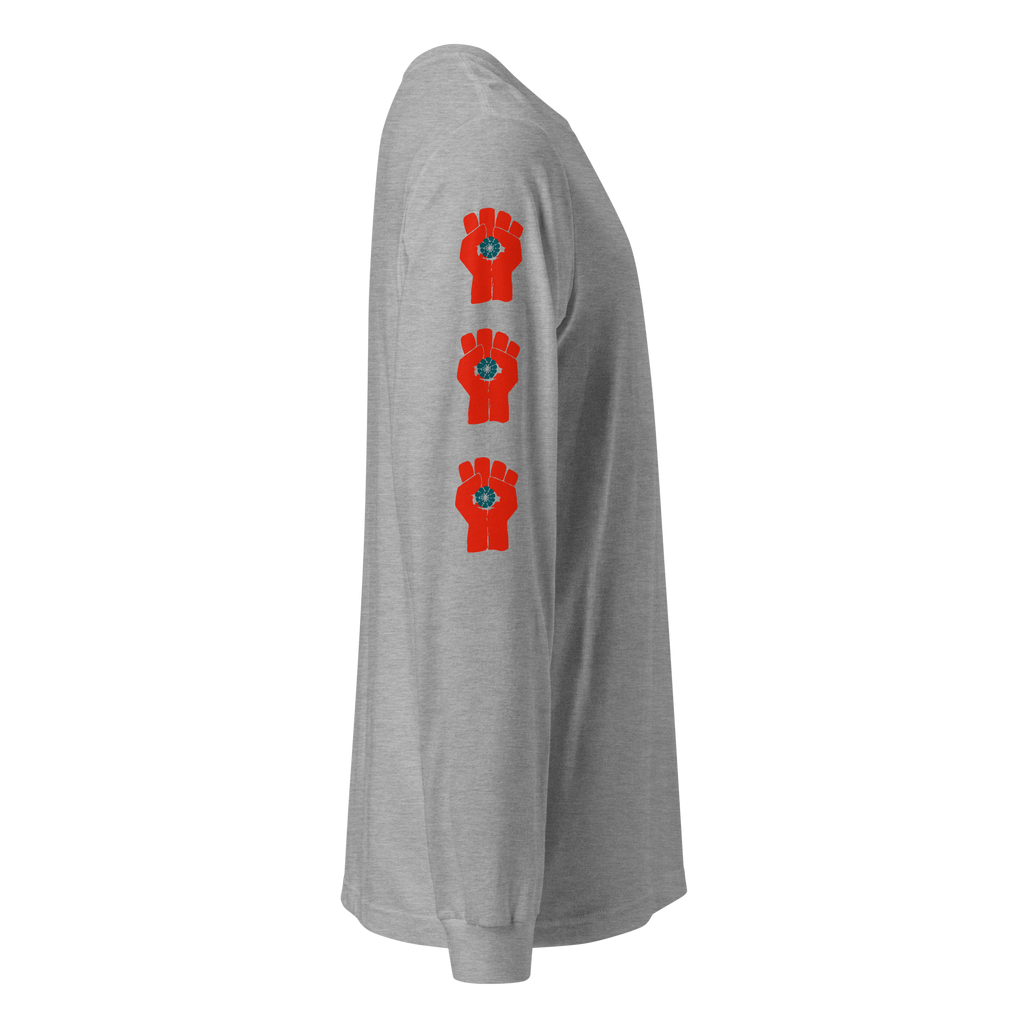 Gonzo Fist, Heart-Chakra, Long Sleeve Tee