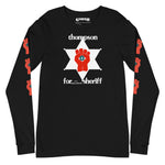 Thompson For Sheriff - Long Sleeve Tee with Gonzo Fist of sleeves