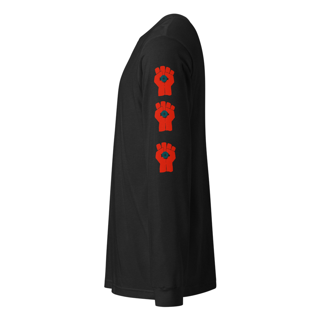 Gonzo Fist, Heart-Chakra, Long Sleeve Tee