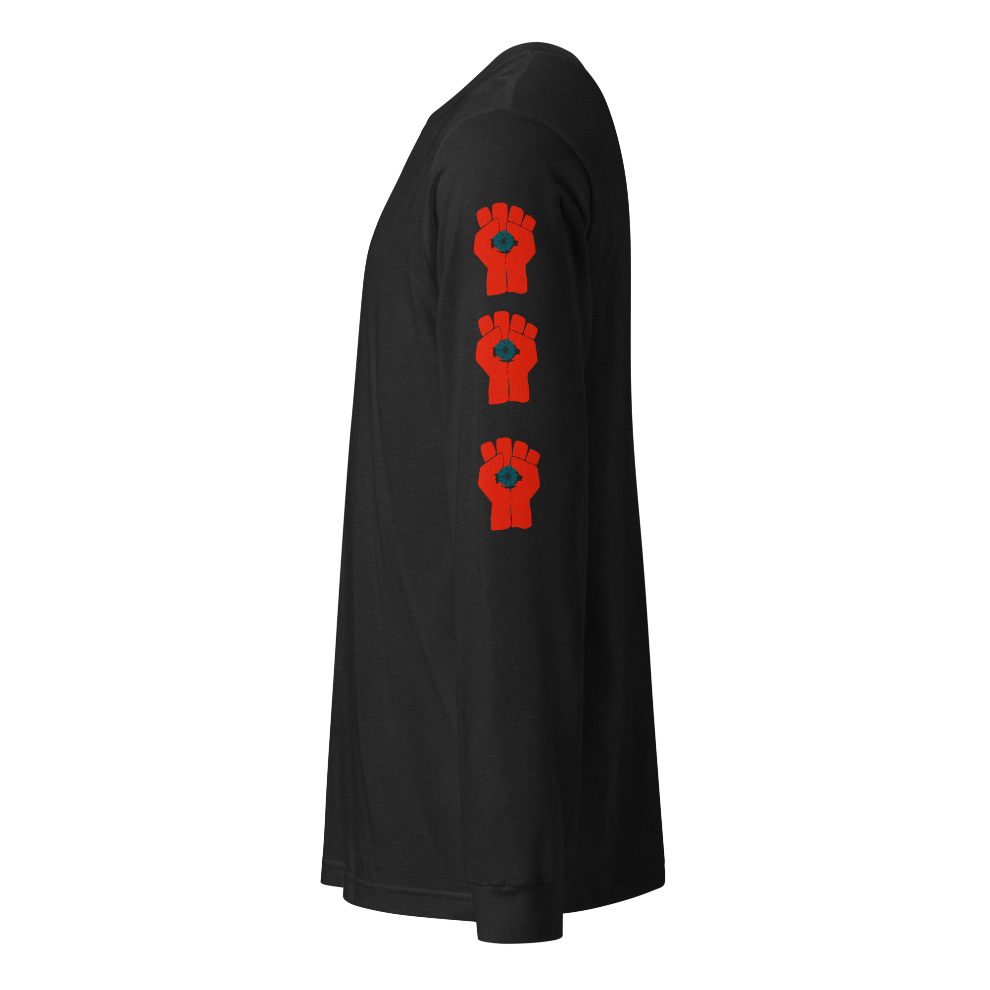 Gonzo Fist, Heart-Chakra, Long Sleeve Tee