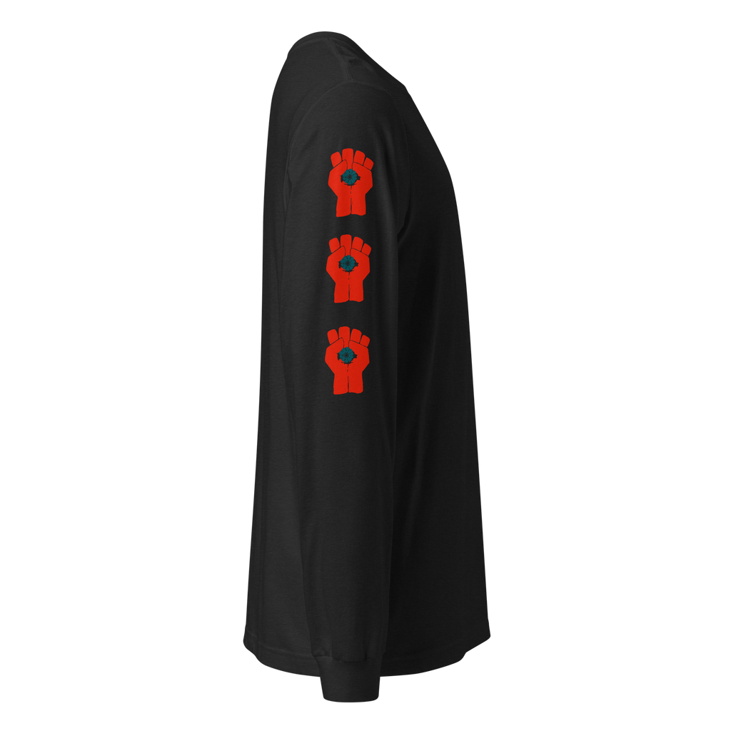 Gonzo Fist, Heart-Chakra, Long Sleeve Tee