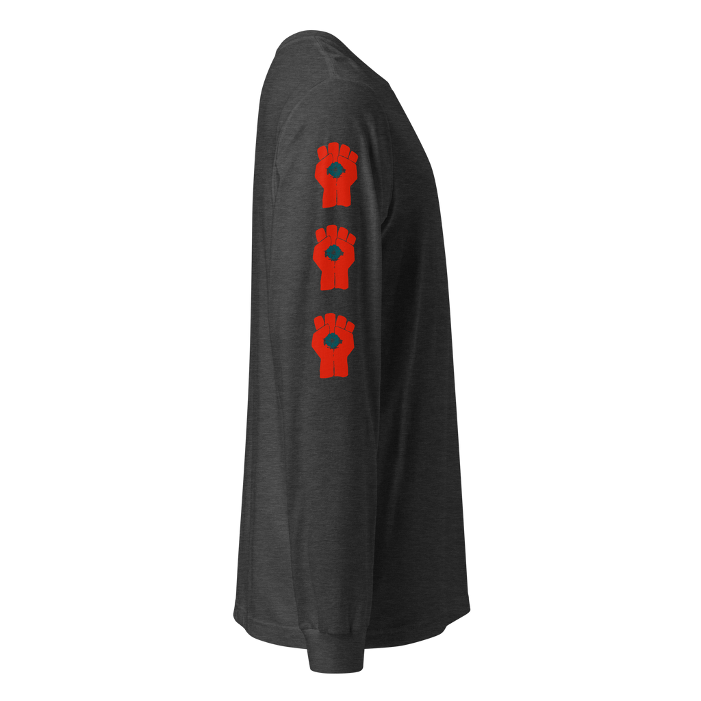 Gonzo Fist, Heart-Chakra, Long Sleeve Tee