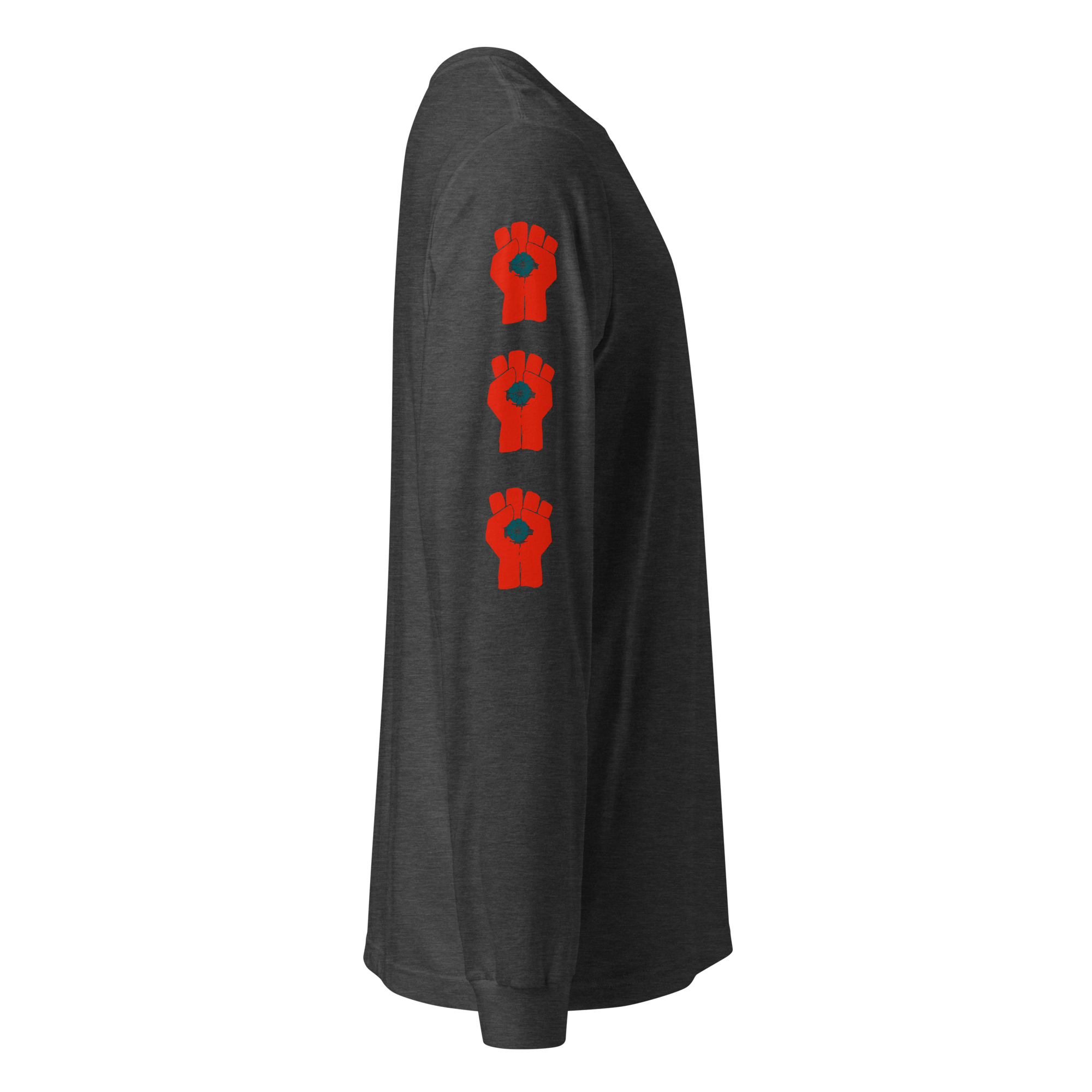 Gonzo Fist, Heart-Chakra, Long Sleeve Tee