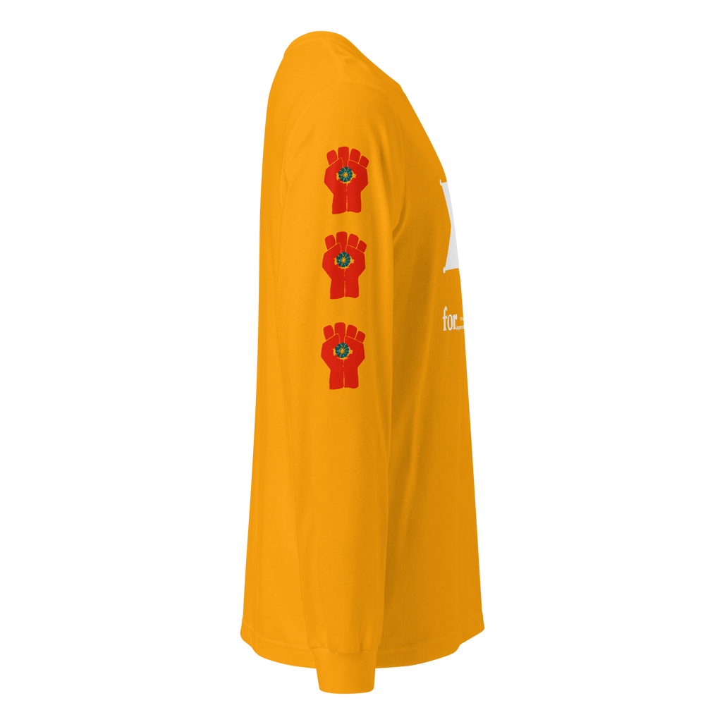 Thompson For Sheriff - Long Sleeve Tee with Gonzo Fist on sleeves