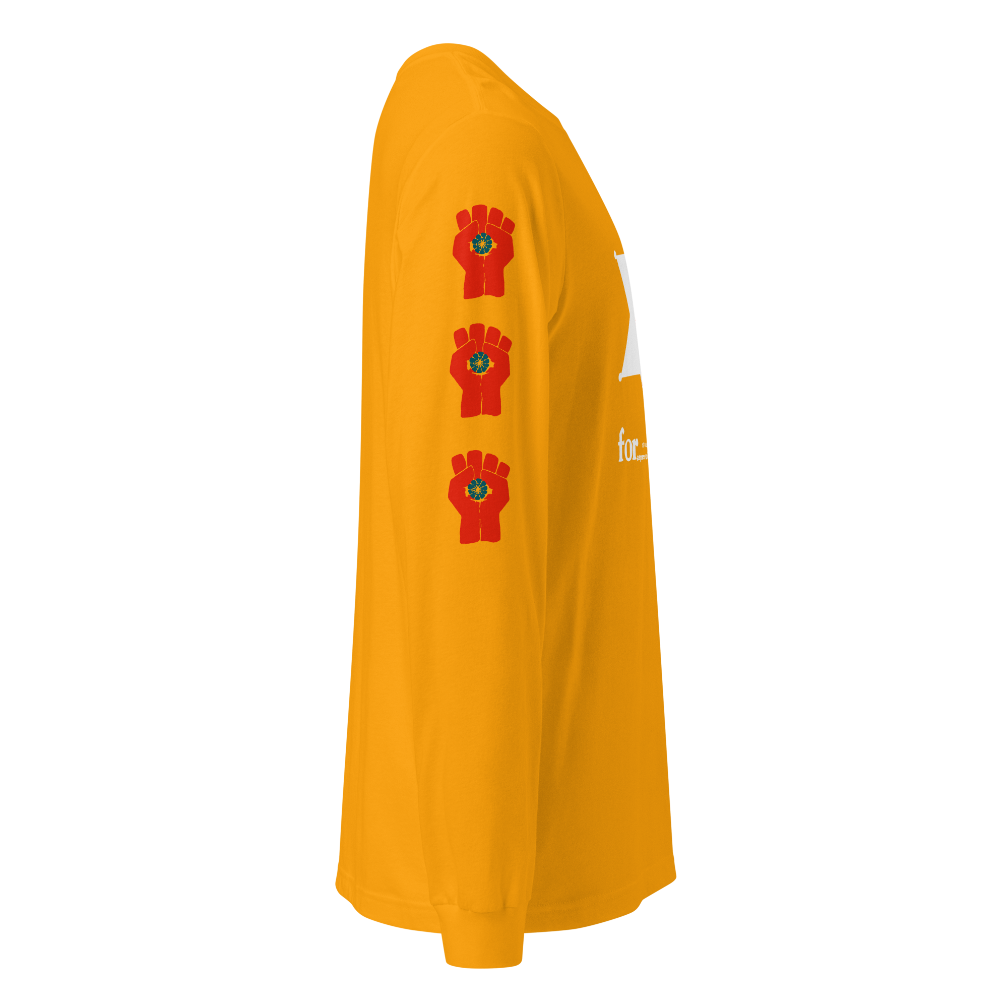 Thompson For Sheriff - Long Sleeve Tee with Gonzo Fist on sleeves