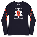 Thompson For Sheriff - Long Sleeve Tee with Gonzo Fist of sleeves