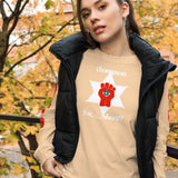 Thompson For Sheriff - Long Sleeve Tee with Gonzo Fist of sleeves