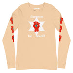 Thompson For Sheriff - Long Sleeve Tee with Gonzo Fist of sleeves