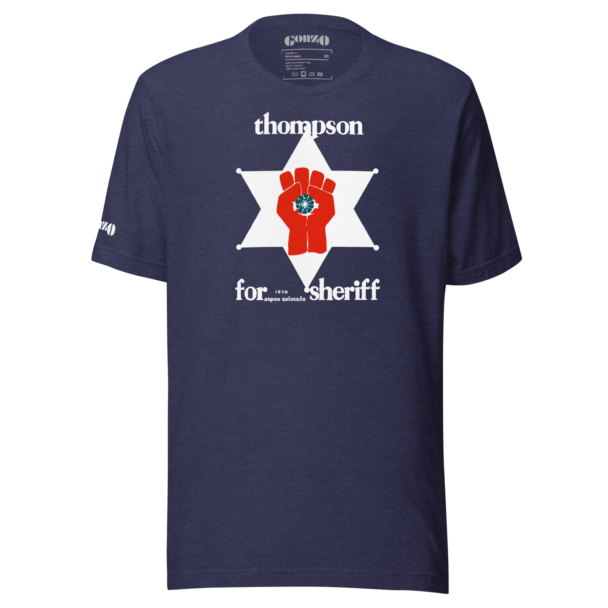 Thompson For Sheriff Tee – Official Hunter S. Thompson Gonzo Store