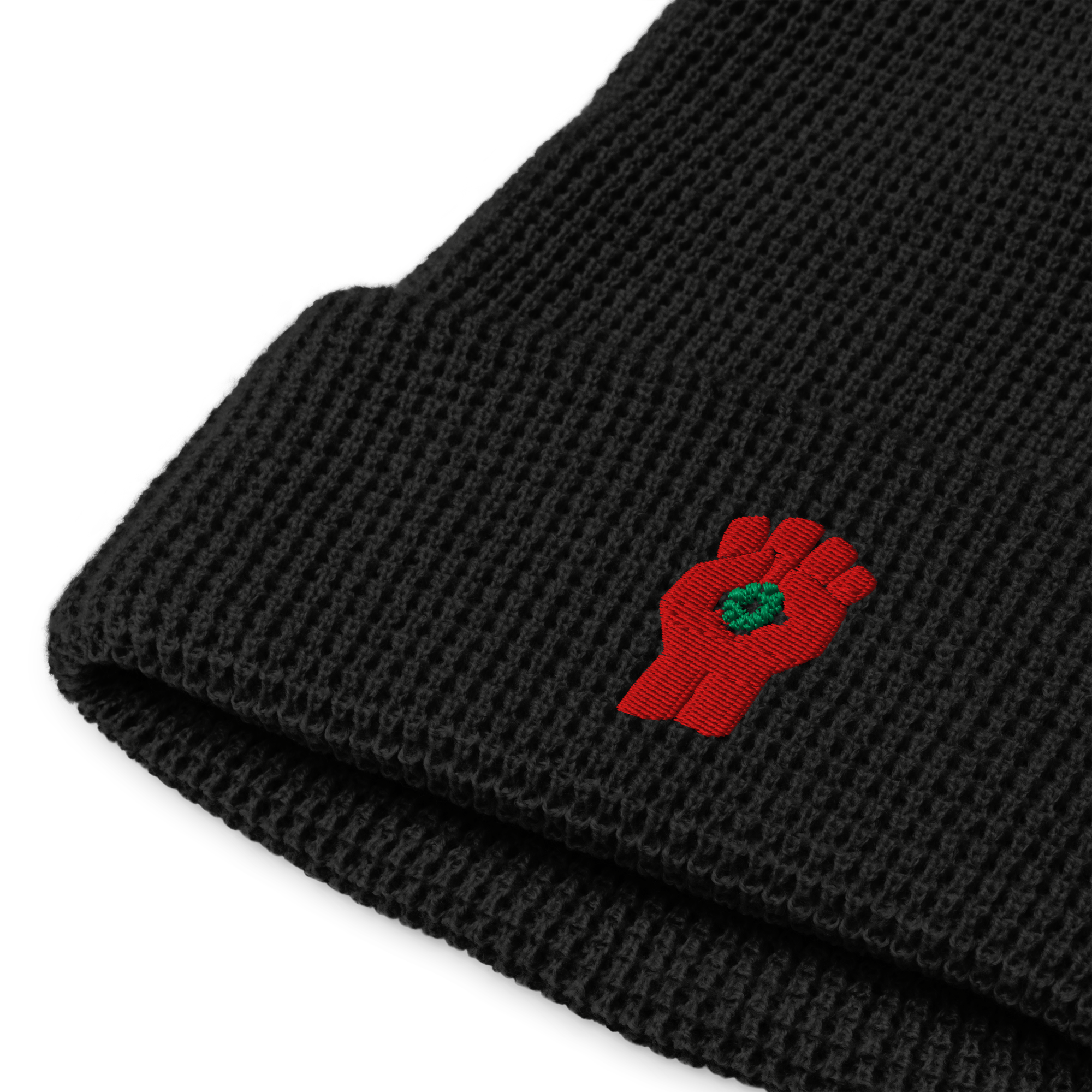 Gonzo Fist Waffle Knit Beanie