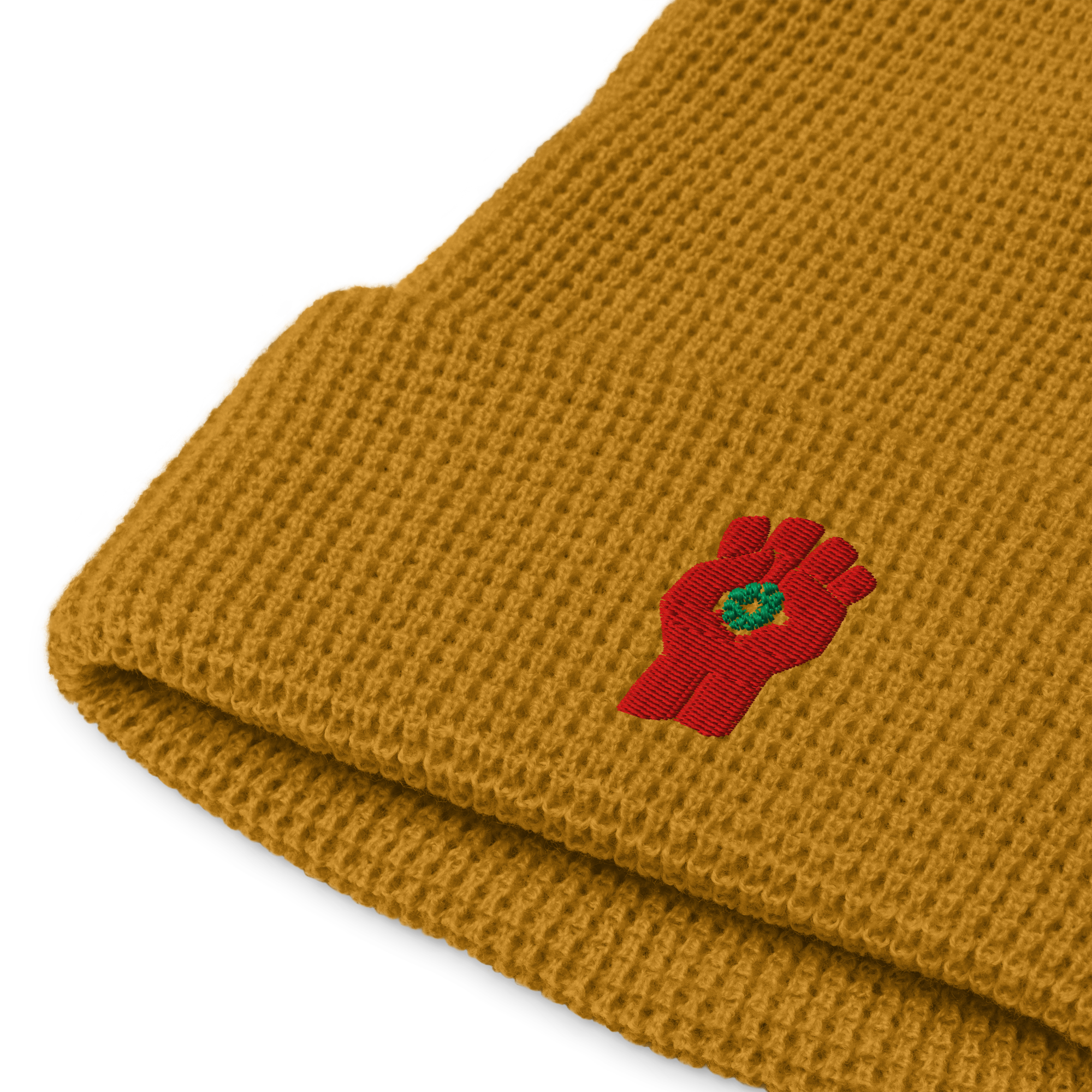 Gonzo Fist Waffle Knit Beanie