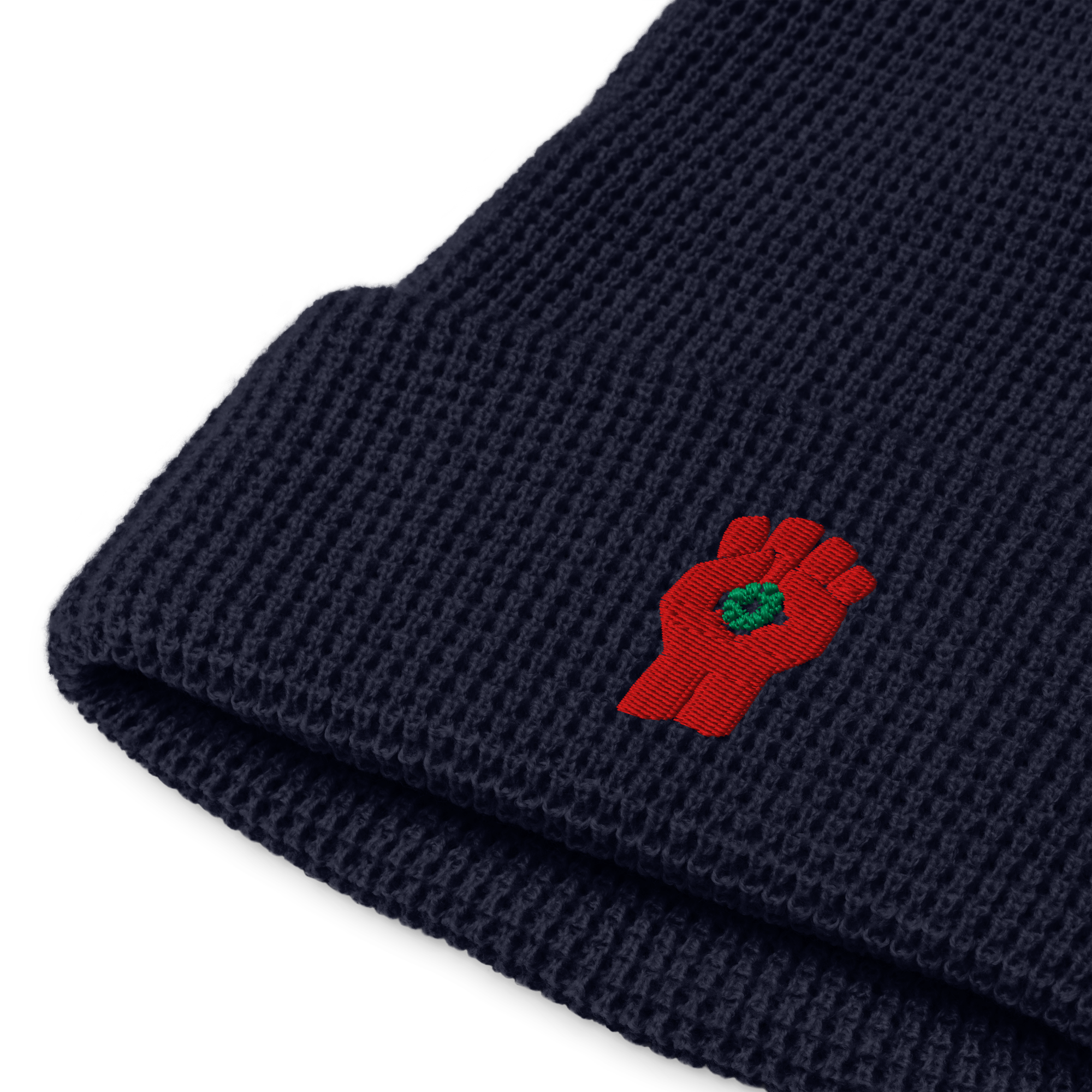 Gonzo Fist Waffle Knit Beanie