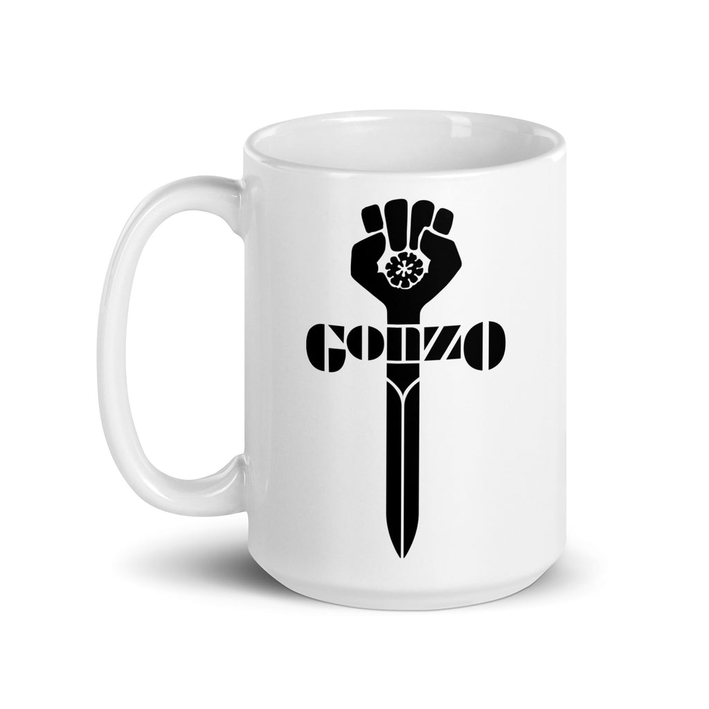 Gonzo Logo White Mug (Various Sizes)