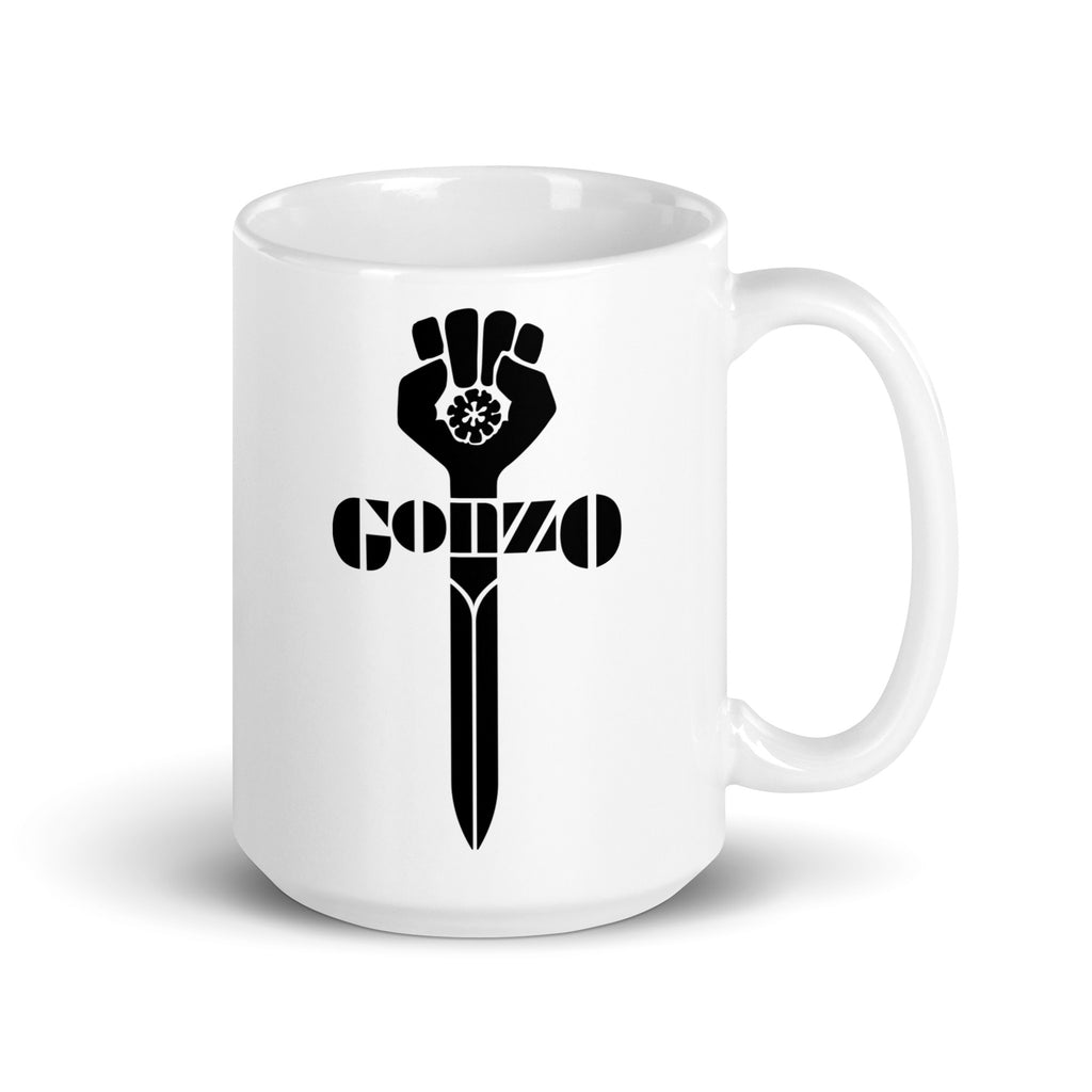 Gonzo Logo White Mug (Various Sizes)