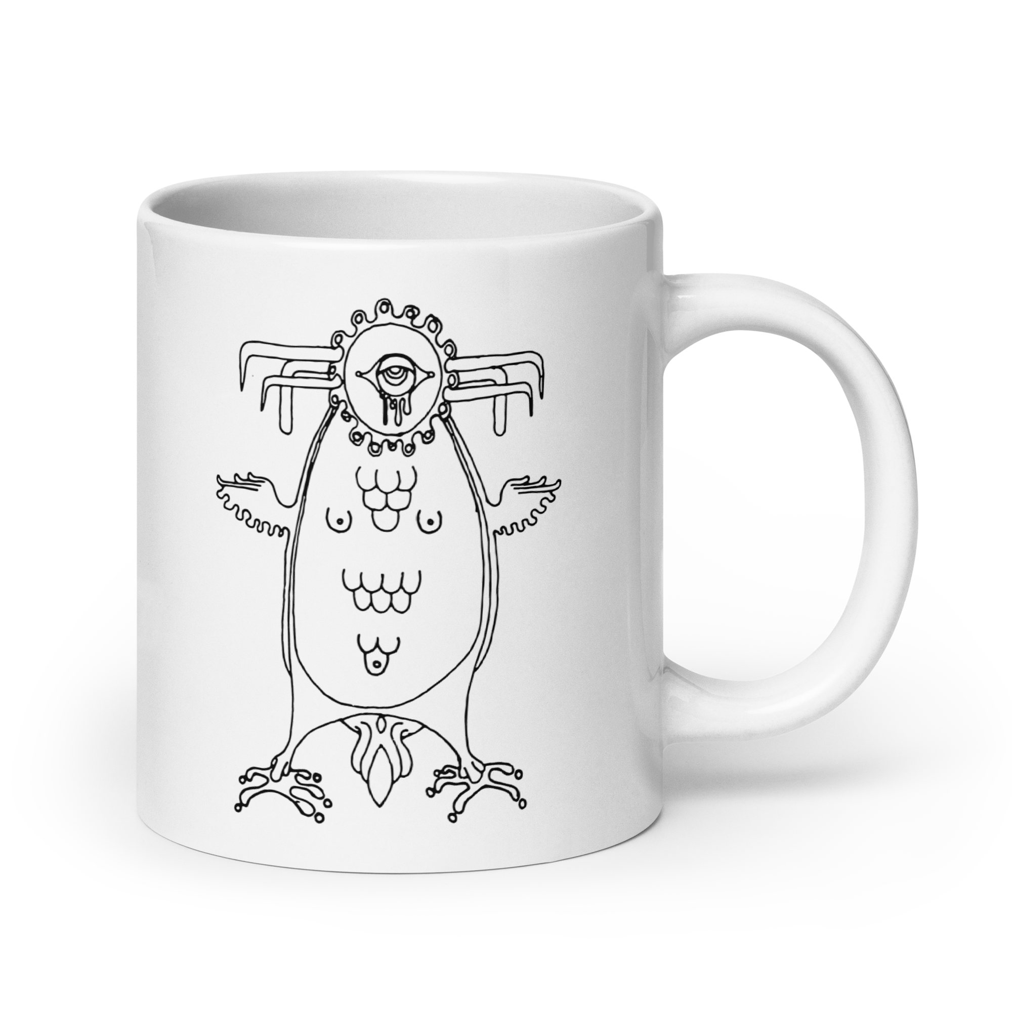 Mescalito White Mug (Various Sizes)