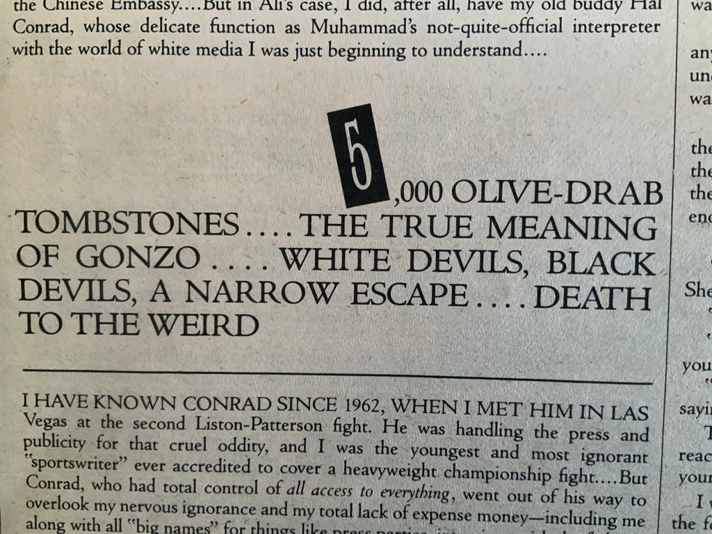 1978 Vintage Rolling Stone #265 Featuring Hunter S. Thompson
