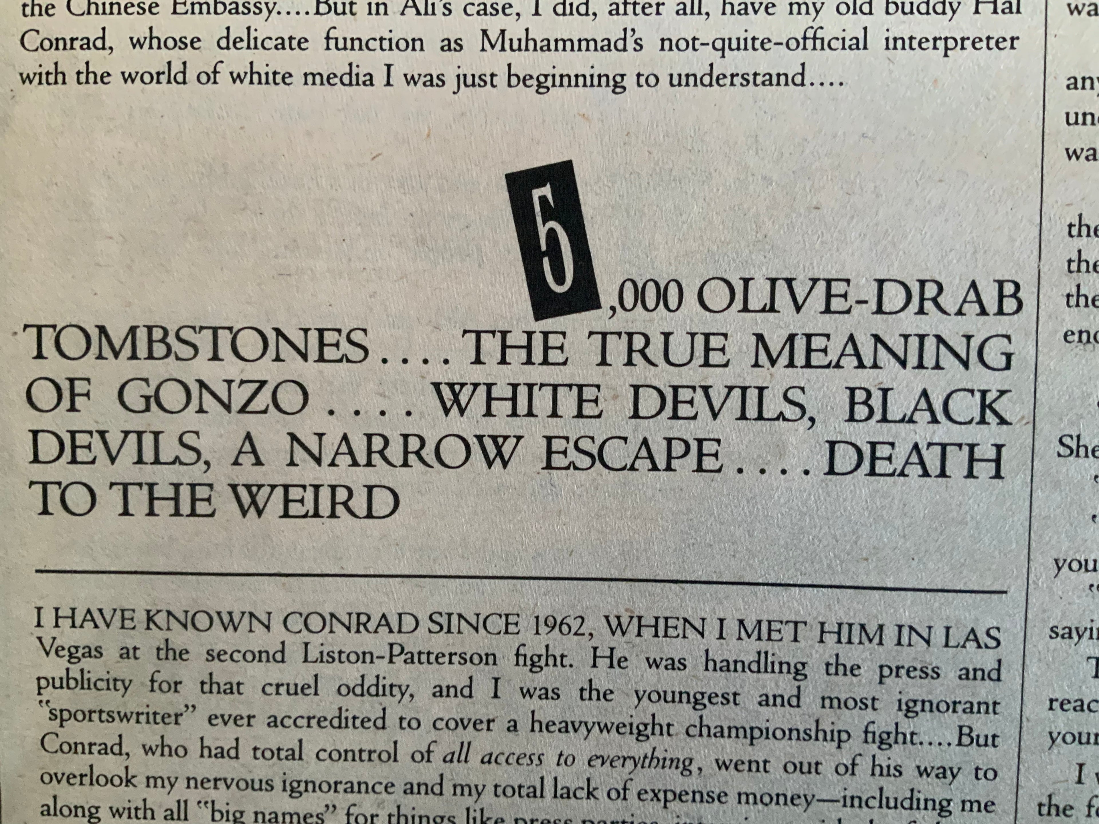 1978 Vintage Rolling Stone #265 Featuring Hunter S. Thompson