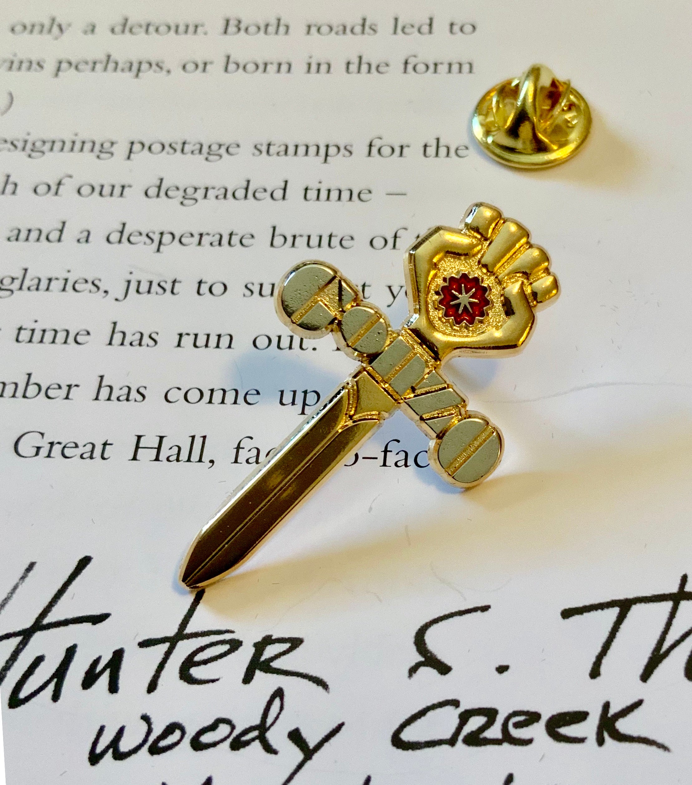 Gonzo Lapel Pin, Limited Edition