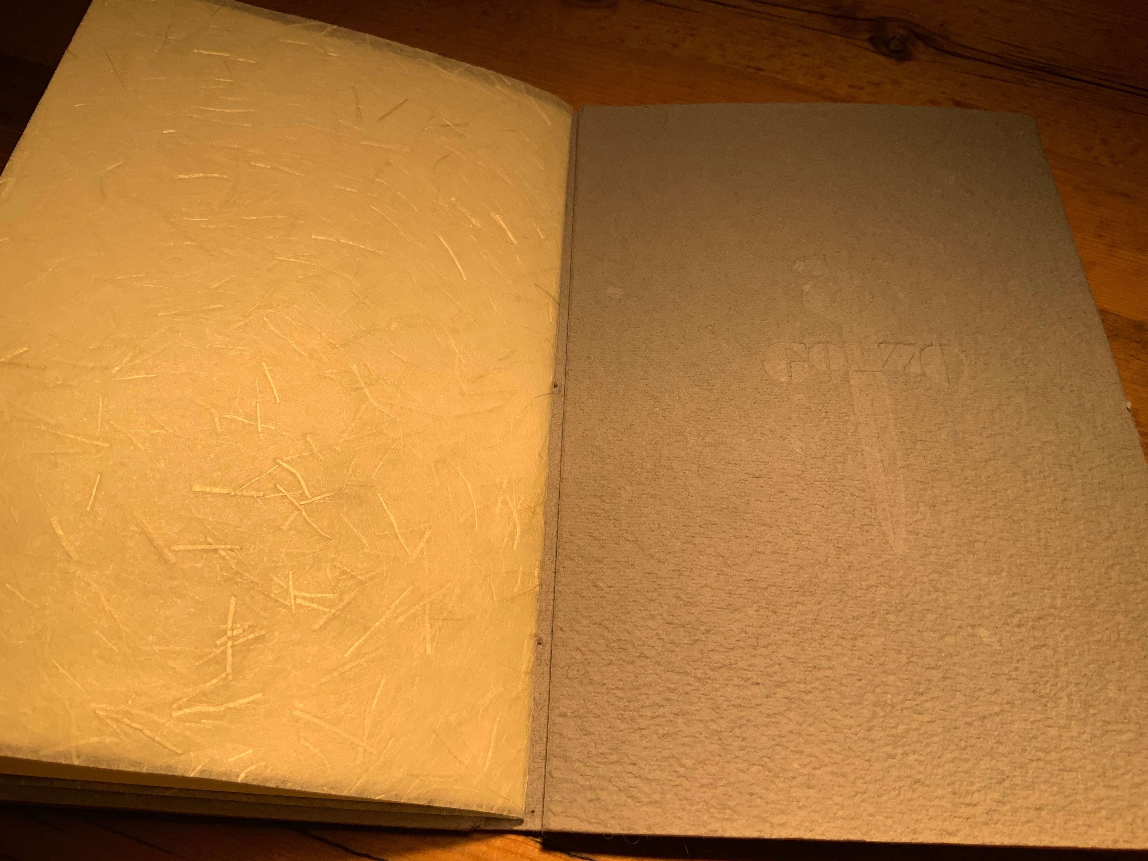 Mistah Leary He Dead -- Handmade paperback limited edition book embossed with Hunter's seal.