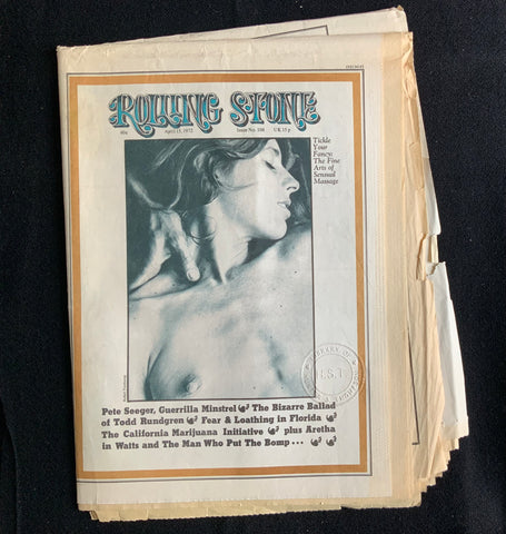 1972 Vintage Rolling Stone, Issue # 106