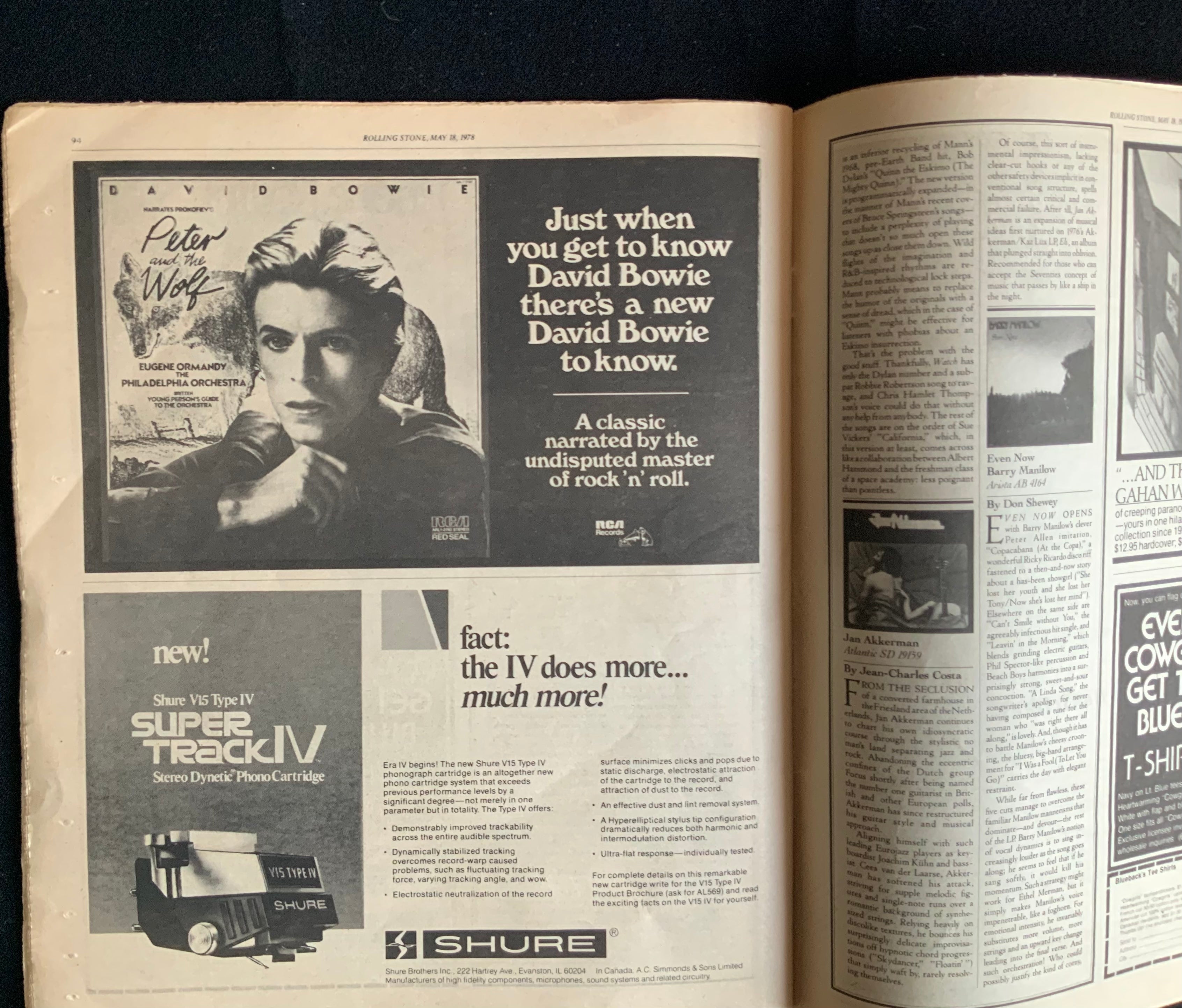 1978 Vintage Rolling Stone #265 Featuring Hunter S. Thompson