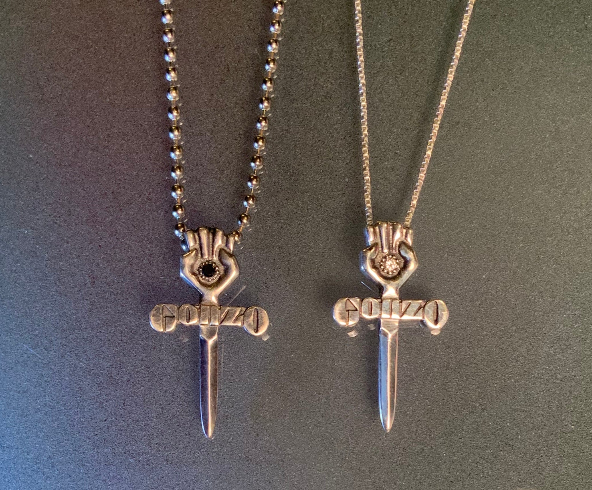 White Diamond Silver Pendant