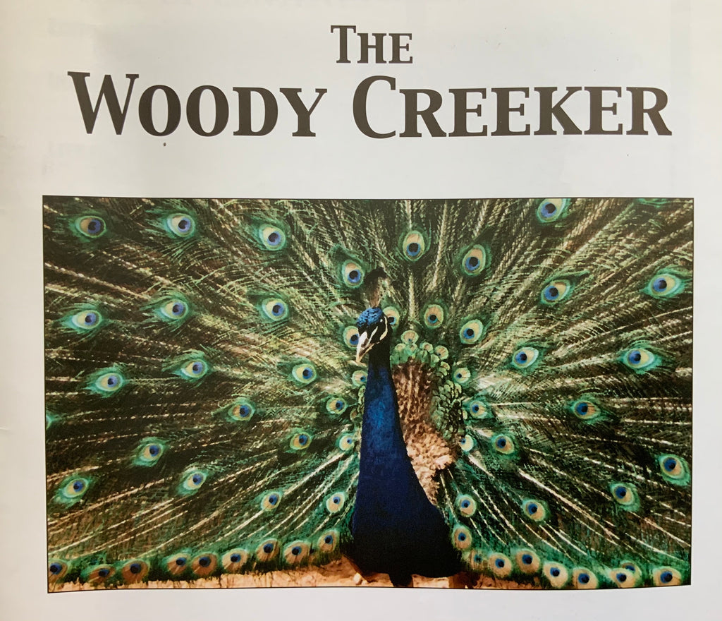 Authentic Owl Farm Peacock Feather -- lineage of Hunter S. Thompson's Owl Farm birds.