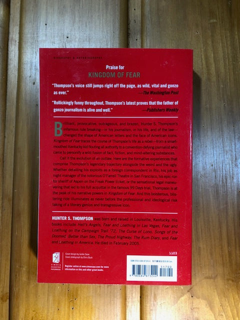 Kingdom of Fear: Loathsome Secrets...(embossed at Owl Farm)