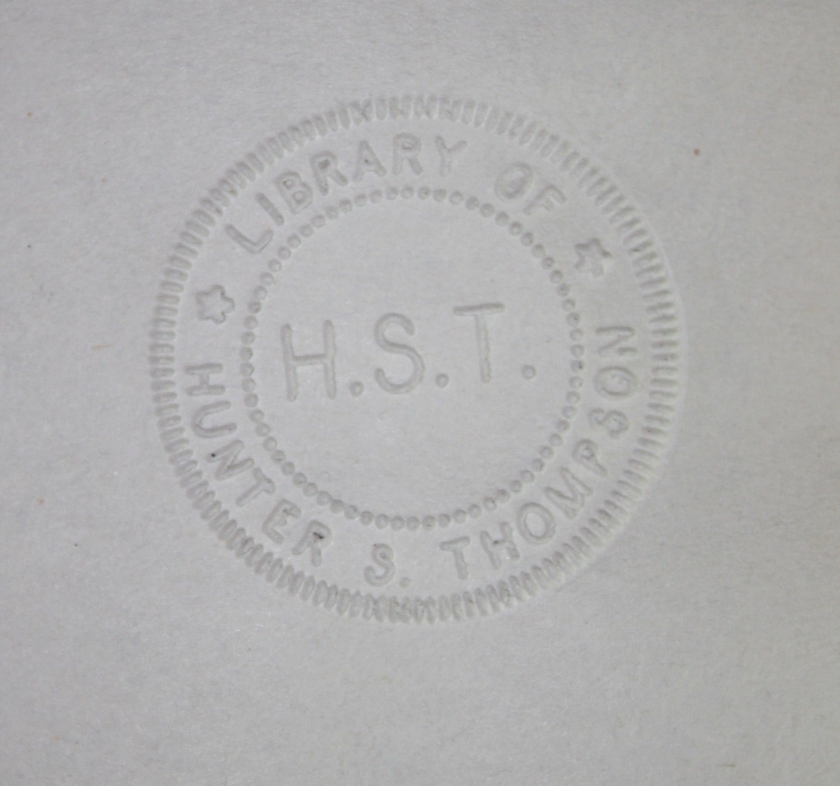 Thompson For Sheriff Poster, Embossed & Inscribed at Owl Farm (Archival Quality)