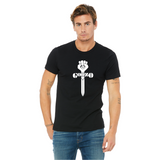 Gonzo Classic Black T-shirt with Solid White Logo