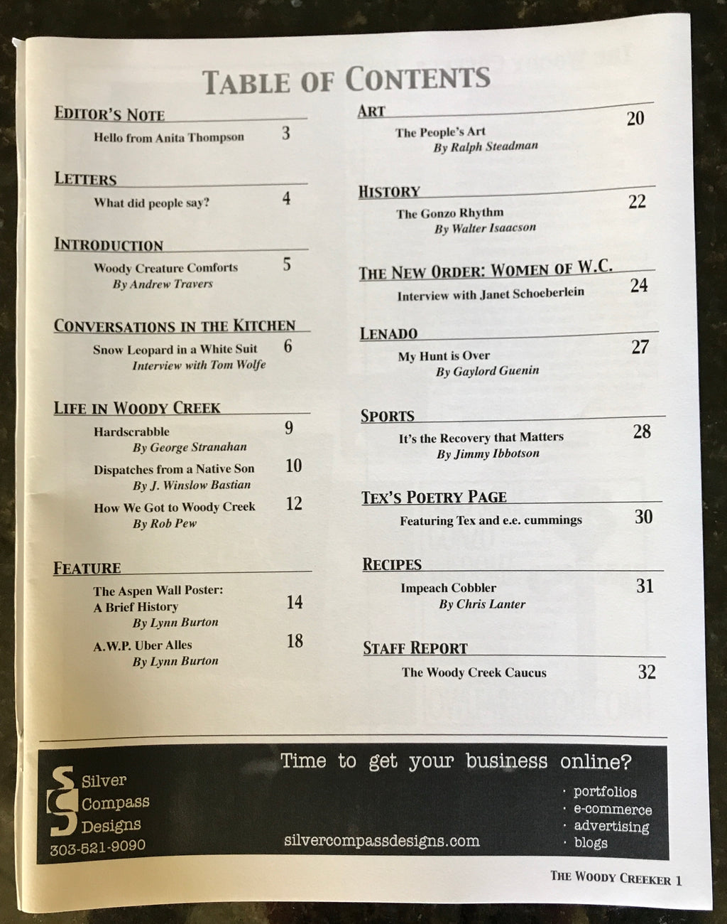 The Woody Creeker Magazine 2008